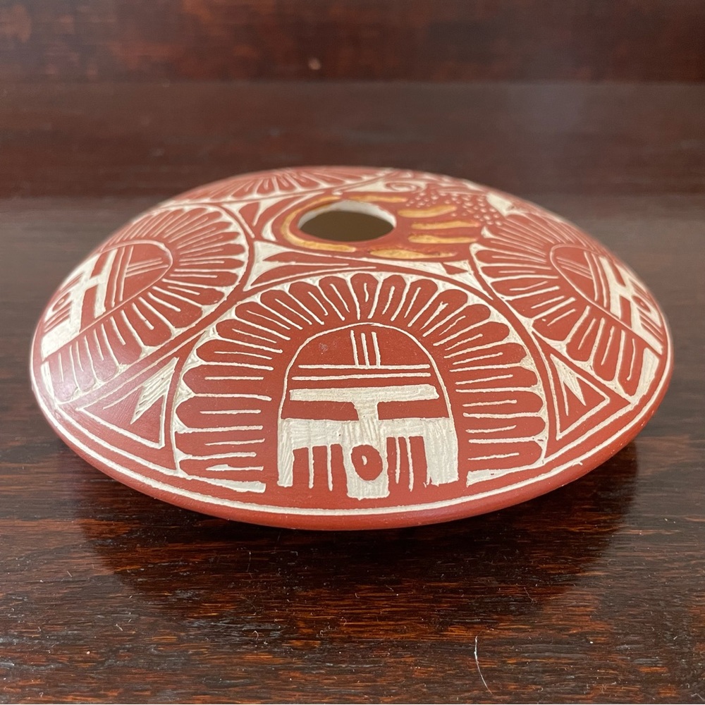 Sally R Garcia signed Seed Pot Pottery